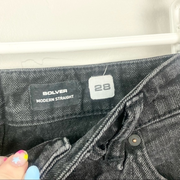 Volcom | Black Solver Modern Straight Jeans Size 28 - Picture 4 of 6